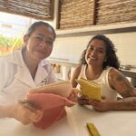 Taller de creación papel artesanal en Barichara, junio 2024